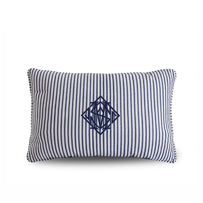 TICKING MONOGRAM LUMBAR